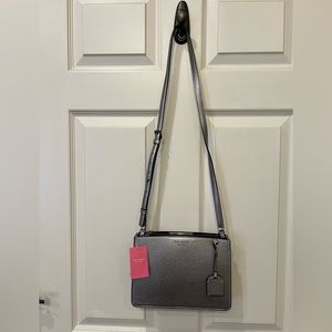 Kate Spade Silver/Gray Crossbody Purse